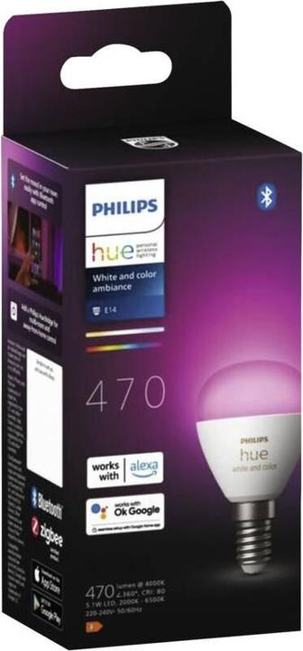 Actual product image Philips Hue White & Color Ambiance Chandelier (E14, 5.10 W, 470 lm, 1 x, F)