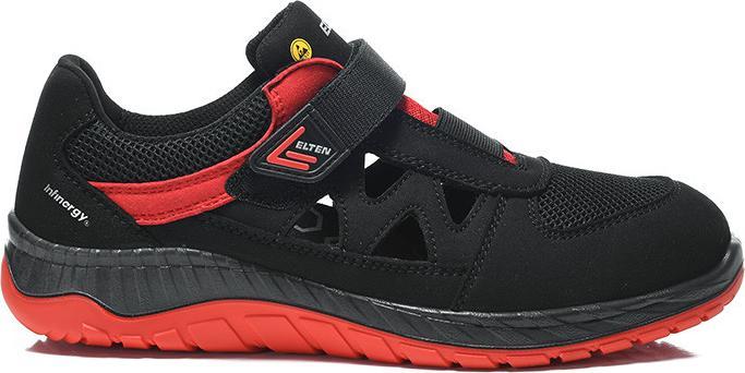 Productafbeelding Elten Batai Lonny W rood Easy S1P ESD, juodi/raudoni 48 (S1P, 48)