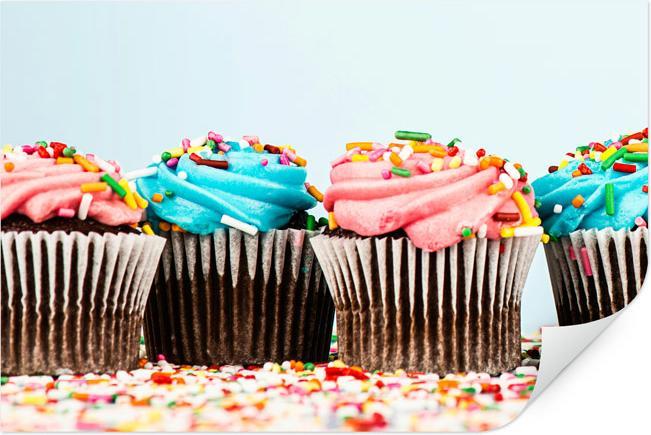 Image du produit Trenddeko Cupcakes de fête (45 x 30 cm)