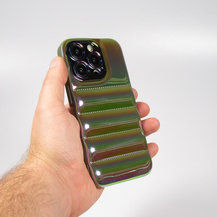 Image du produit PhoneLook Coque Silicone 3D coussins brillant & réfléchissant (Apple iPhone 14 Pro)