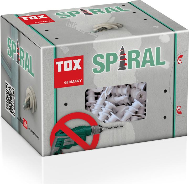 Image du produit Tox Chevilles pour plaques de plâtre Spiral (50 pcs)