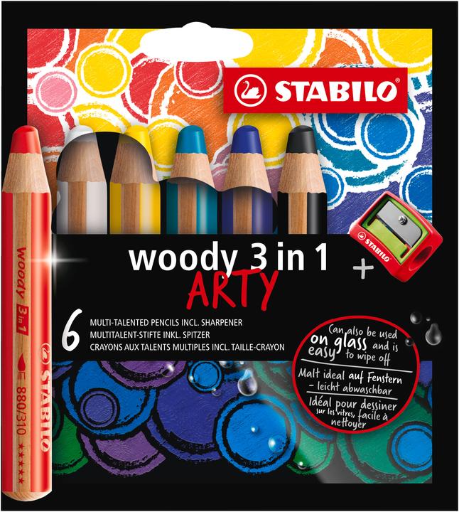 Actual product image STABILO Woody Arty (Multicoloured, 6 x)