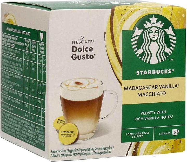 Produktbild Starbucks Vanilla Macchiato by Nescafé Dolce Gusto (6 x Port.)