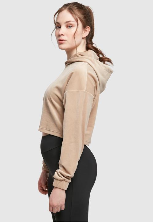 Image du produit Urban Classics Sweat à capuche croisé en velours pour femmes (L)