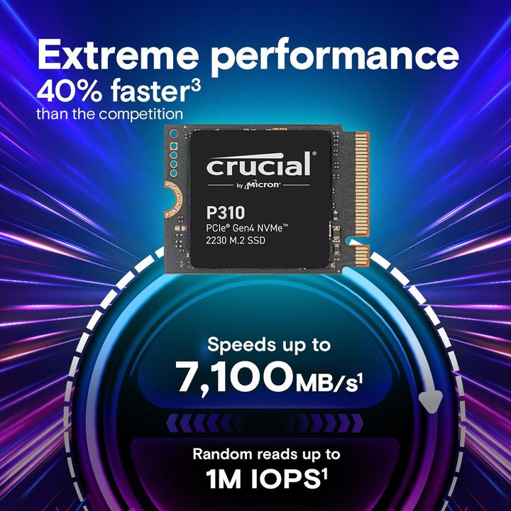Image du produit Crucial P310 (1000 Go, M.2 2230)