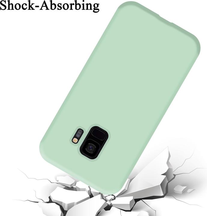 Actual product image Cadorabo TPU Liquid Silicone Case Cover (Samsung Galaxy S9+)