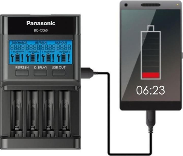 Image du produit Panasonic Eneloop Pro BQ-CC65 (1 pcs, Chargeurs sans batterie)