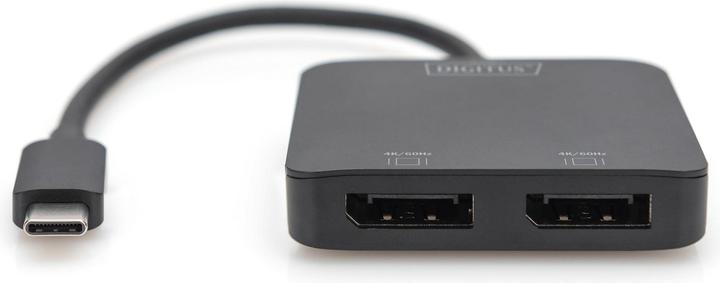 Produktbild Digitus 2-Port-Video-Hub USB-C->2x Displayport (USB Typ-C, 5.51 cm)