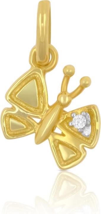 Immagine prodotto Muau Farfalla (Oro bianco, Oro giallo 750/18 carati)