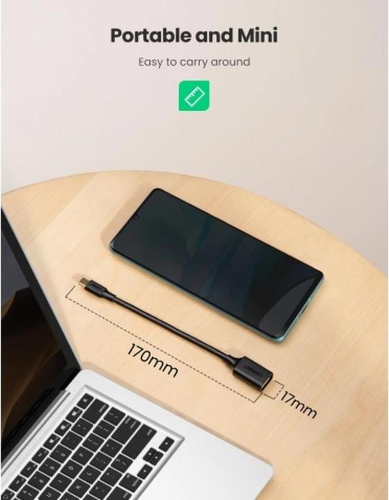 Actual product image Ugreen USB-C to USB 3.0 Adapter Converter (USB Type C, USB-A)