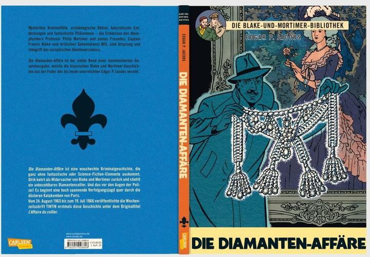 Image du produit Blake und Mortimer Bibliothek 7: Die Diamanten-Affäre (Allemand, Edgar-Pierre Jacobs, 2025)