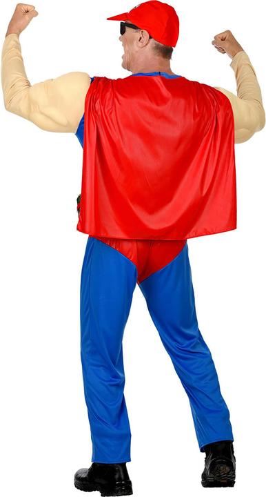 Produktbild Widmann SUPER BEER MAN (Muskel Overall mit Umhang, Gürtel mit Dosenhalter, Basecap), XXL (XXL)