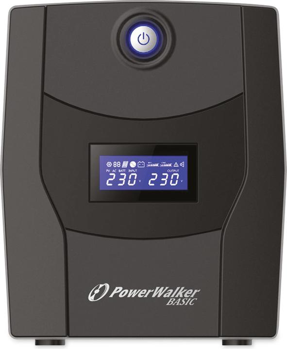 Actual product image Powerwalker UPS VI 1500 STL Schuko Line Interace (1500 VA, 900 W, Line-interactive UPS)