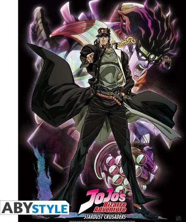 Actual product image ABYstyle Jojo's Bizarre Adventure - Star Platinum Poster (52 x 38 cm)