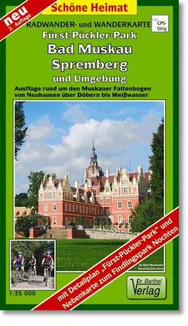 Immagine prodotto Mappa ciclistica ed escursionistica Fürst-Pückler-Park, Bad Muskau, Leknica, Weisswasser e dintorni (Tedesco, 2022)