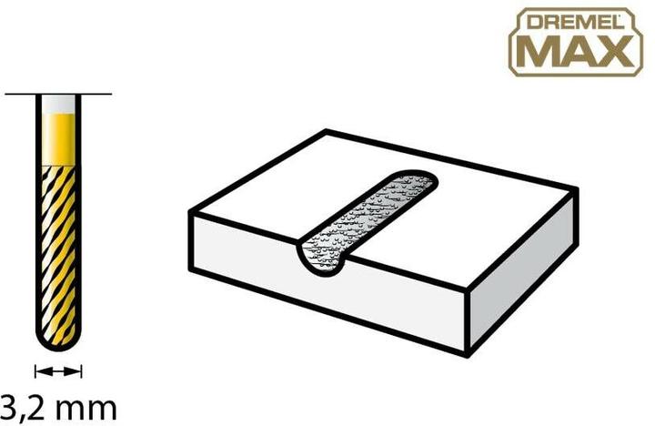 Actual product image Dremel Tungsten carbide cutter Ø 3.2mm (1 piece)