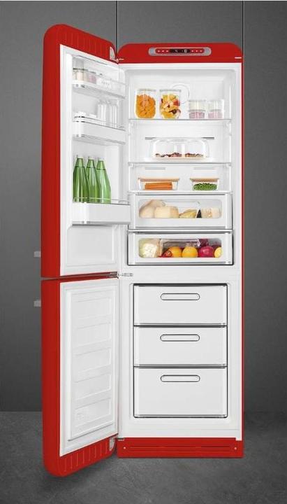 Actual product image Smeg Fridge-freezer FAB32LRD5 Red, Left (331 l)