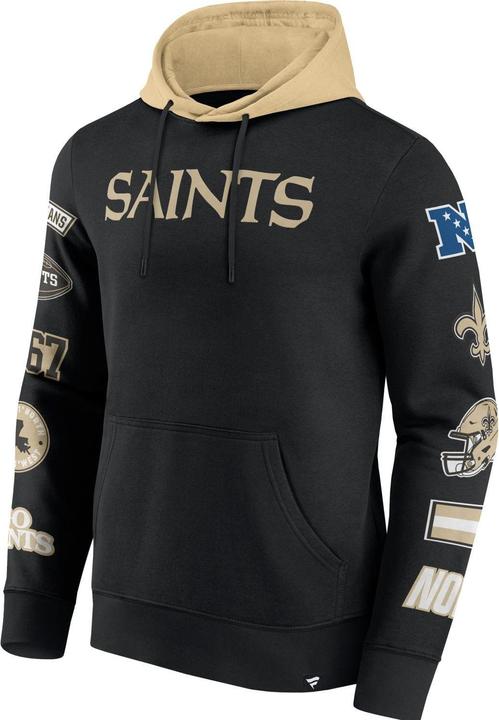 Actual product image Fanatics New Orleans Saints NFL Sleeve Prints Hoody - L (L)