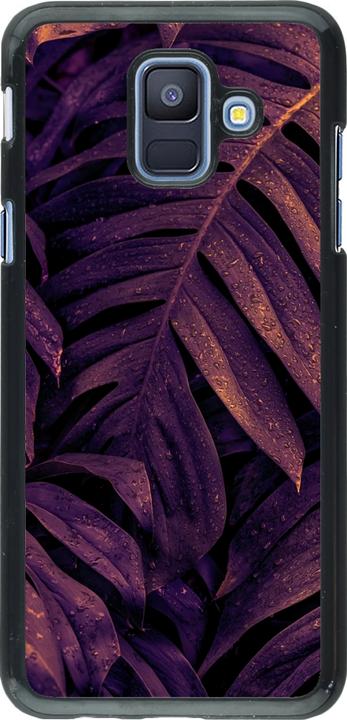 Actual product image PhoneLook Purple Light Leaves Cover (Samsung Galaxy A6)