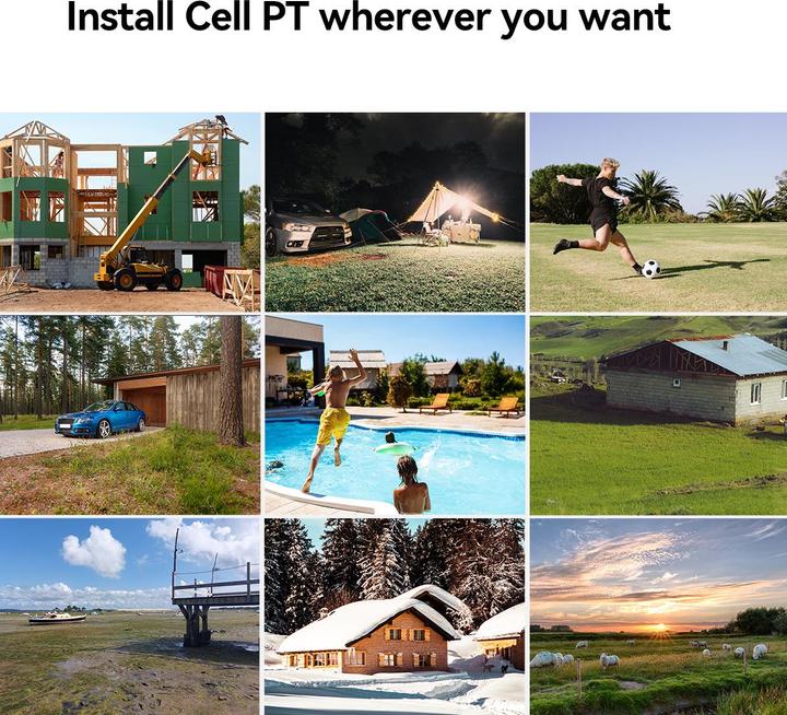 Actual product image Imou Cell PT with Solar Panel (2304 x 1296 Pixels)