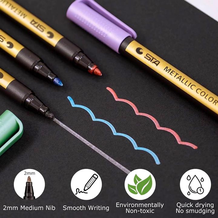 Produktbild Cbx Metallic Stifte, Textmarker 10 Stück (10 x)