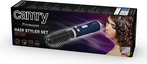 Produktbild Camry CR 2021 hair styling tool Hair styling kit Steam Black, Blue, Grey