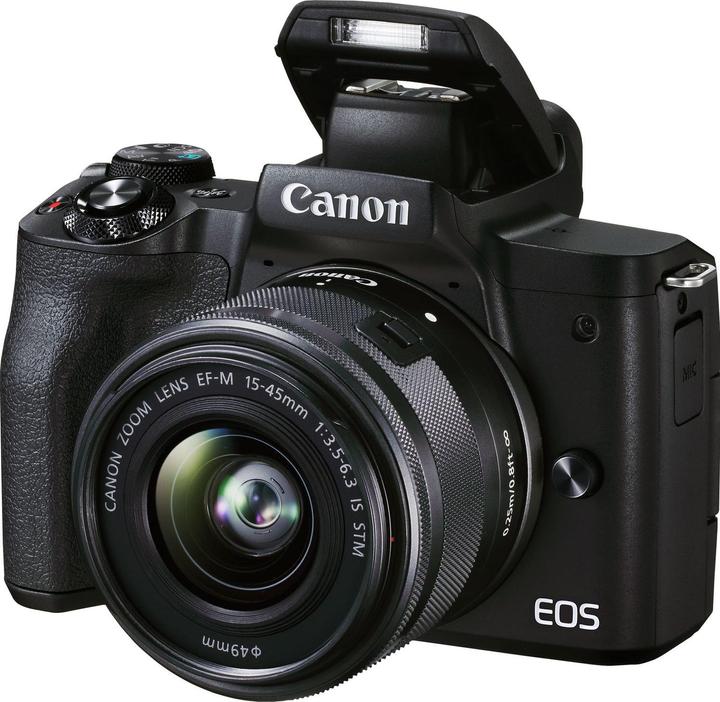 Immagine prodotto Canon EOS M50 Mark II + EF-M 15-45mm f/3.5-6.3 IS STM (15 - 45 mm, 24.10 Mpx, APS-C / DX)