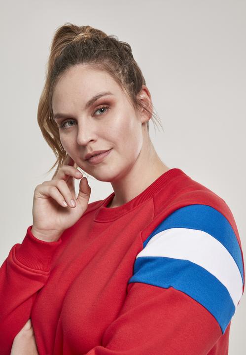 Actual product image Urban Classics Ladies Sleeve Stripe Crew (XL)