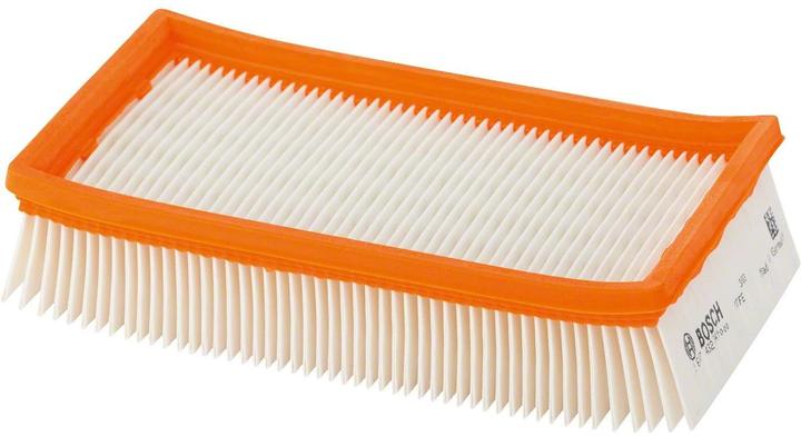 Actual product image Bosch Professional Zubehör Polytetraflourethylene flat pleated filter. For hoover
