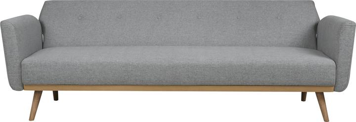 SalesFever Schlafsofa Struktur hellgrau (Bettsofa)