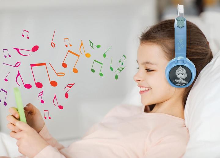 Produktbild Lexibook 2-in-1 Bluetooth/Kabel-Kopfhörer Frozen Blau