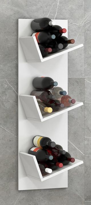 Actual product image VCM Wood bottles wall wine rack Vinosi (33 x 26 x 106 cm)
