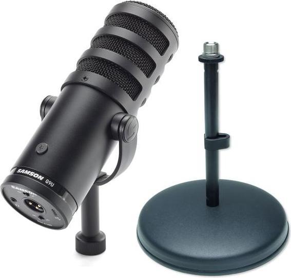 Produktbild Samson Q9U USB XLR Mikrofon mit Tisch-Stativ