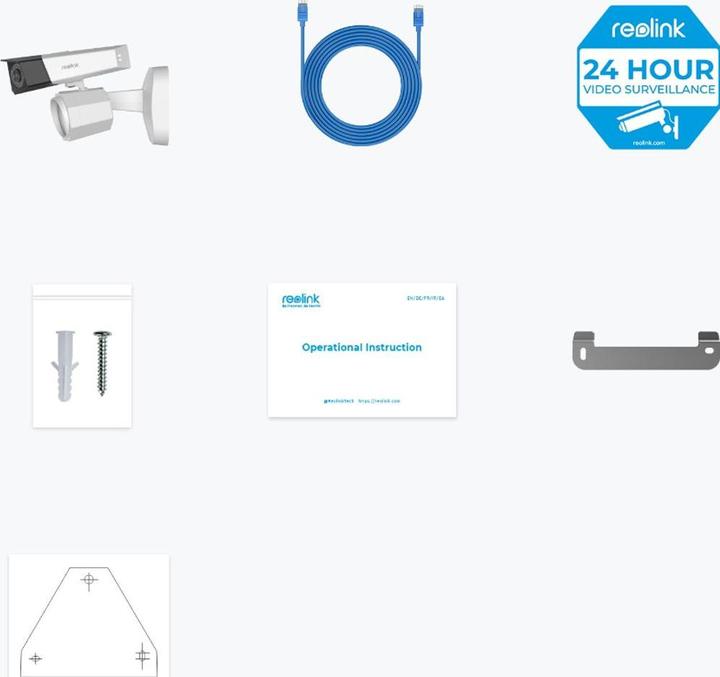 Actual product image Reolink Floodlight F750P 4K camera (4608 x 1728 pixels)