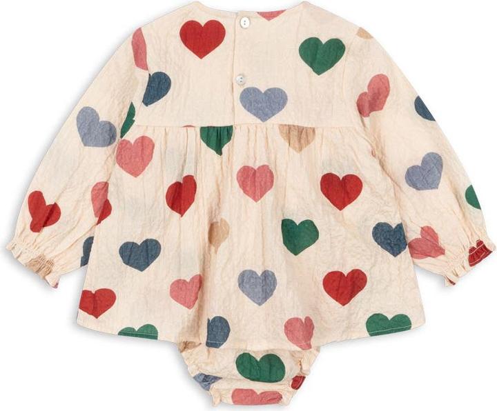 Produktbild Konges Slojd Elin Strampler Bon Coeur Colore Frappe (74)