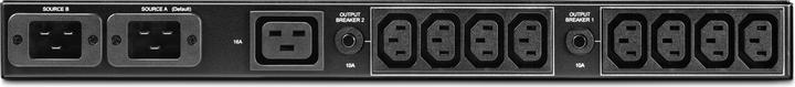 Image du produit Salicru SPS 16 ATS - Montable sur rack - 1U - LCD - 9 sorties CA - noir - gris