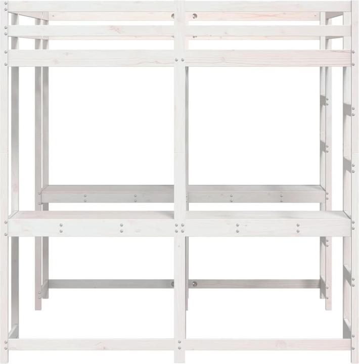 Produktbild VidaXL Hochbett mit Schreibtisch & Leiter (180 x 200 cm)