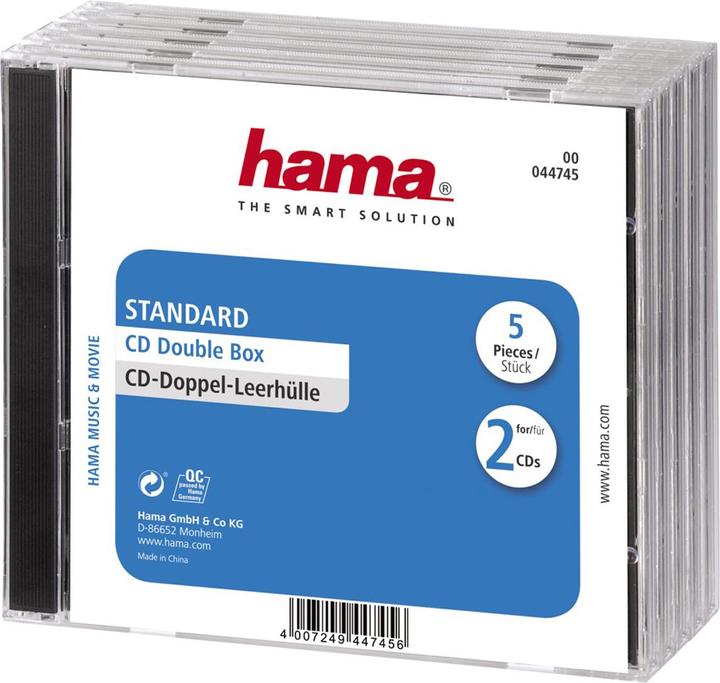 Productafbeelding Hama CD dubbele lege hoesjes