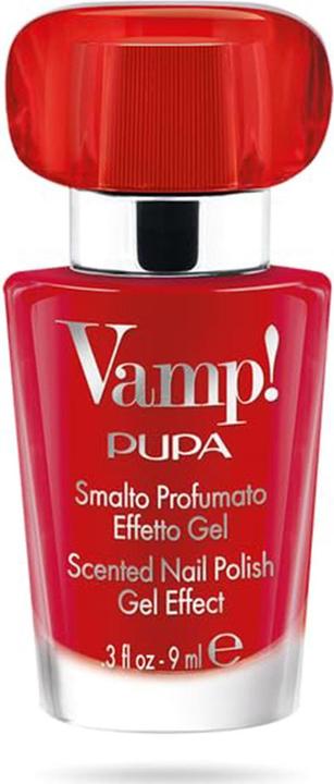 Image du produit Pupa Milano Vamp! Scented Nail Polish passionate red 203 (203, Vernis couleur)