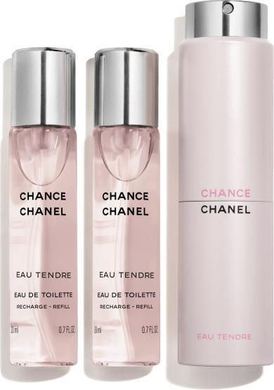 Chanel Chance Eau Tendre Eau De Toilette Twist and Spray (1+2 Refills) (Eau de Toilette, 20 ml)