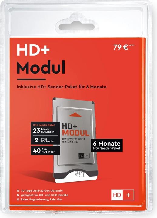 Actual product image HD+ Module 1.3 incl. HD card 6 months (Viaccess, CI module, Smart card)