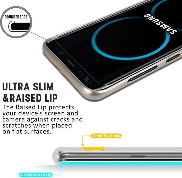 Actual product image I-Jelly - Samsung Galaxy S8+ case (Gold) (Samsung Galaxy S8+)
