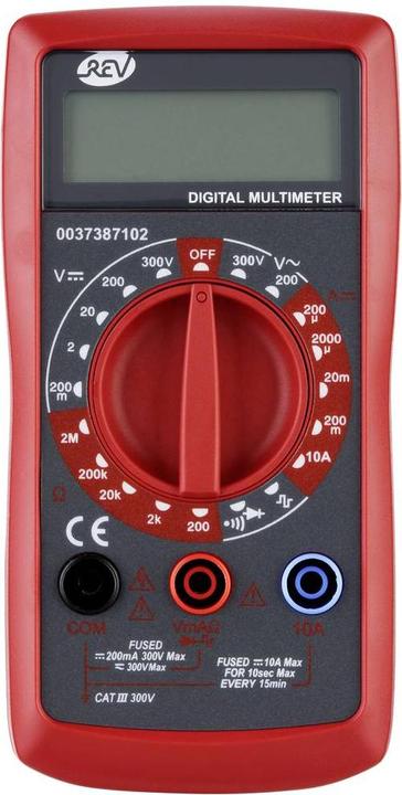 Produktbild REV Vielfmessgerät digital rt Hand-Multimeter digital CAT III (CAT III)