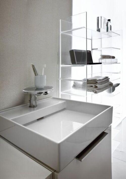 Actual product image Laufen Kartell washbasin undermount, 1 tap hole, with overflow, 500x460mm, H810332 (360 mm, 500 mm)