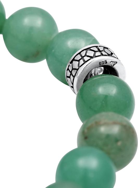 Image du produit Kuzzoi Bracelet de pierres précieuses (23 cm, Aventurine, Plastique, Argent sterling 925)