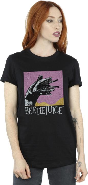 Immagine prodotto Beetlejuice Sandworm Snake Maglietta Ampia Verme delle Sabbie Donna (XXL)
