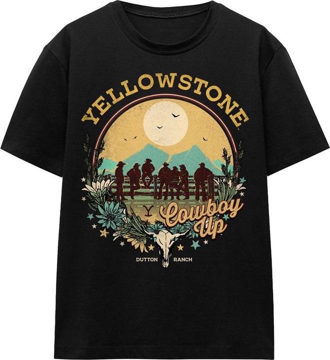 Immagine prodotto Yellowstone Cowboy Up Maglietta Adulto Unisex (M)