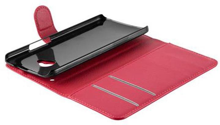 Actual product image Cadorabo Book with stand function cover (HTC One M7)