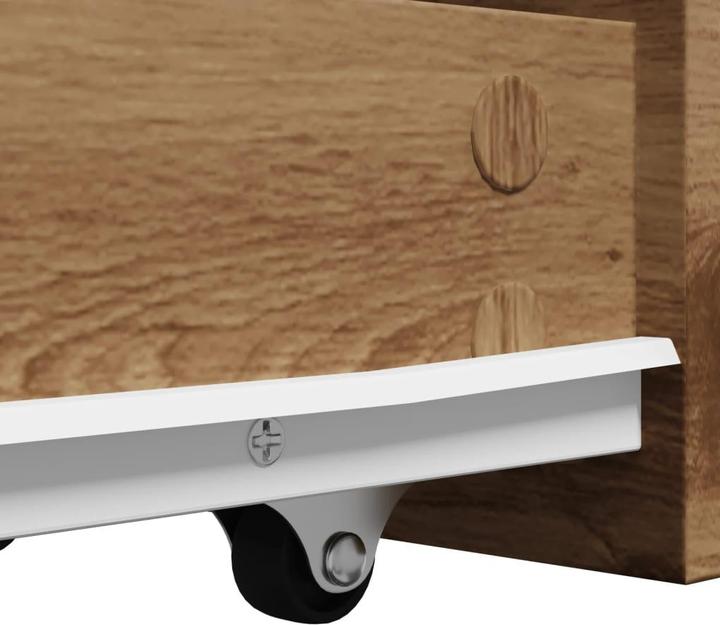 Produktbild VidaXL Badschrank Schmal mit Rollen