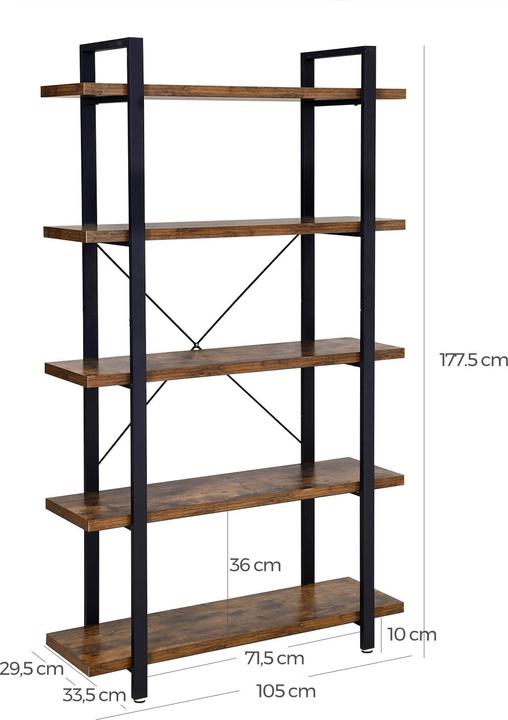 Produktbild Vasagle Havanna (105 x 33.5 x 177.5 cm)
